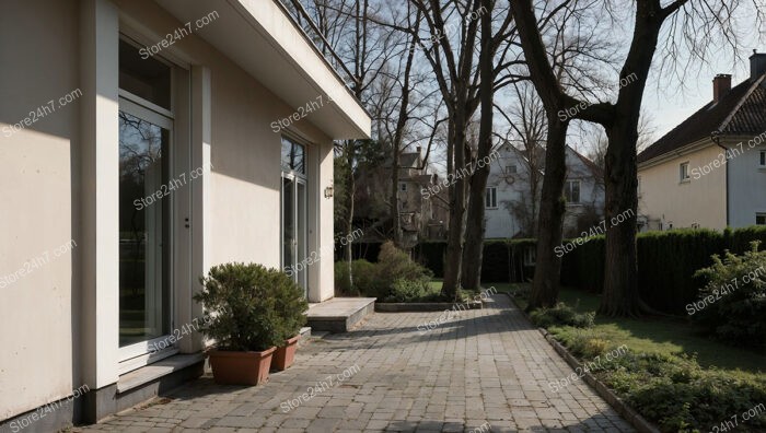 Charming German House with Cozy Design and Manicured Garden