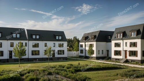 Charming German Townhouses with Traditional Yet Modern Aesthetic