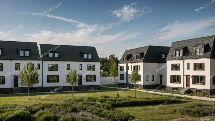 Charming German Townhouses with Traditional Yet Modern Aesthetic