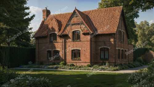 Charming Gothic Brick House with Lush Garden in Germany