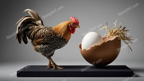 Chicken vs Egg: Origins of Existence in Art