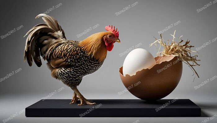 Chicken vs Egg: Origins of Existence in Art