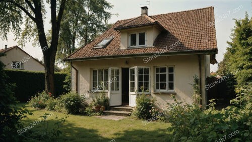 Cozy German Cottage with Quaint Garden and Traditional Design