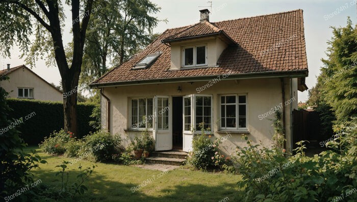 Cozy German Cottage with Quaint Garden and Traditional Design