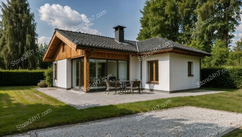 Cozy German Cottage with Wooden Accents and Private Patio