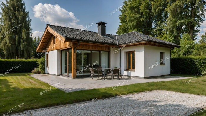 Cozy German Cottage with Wooden Accents and Private Patio