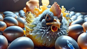 Eggs and Chickens: An Eternal Question in Visual Form