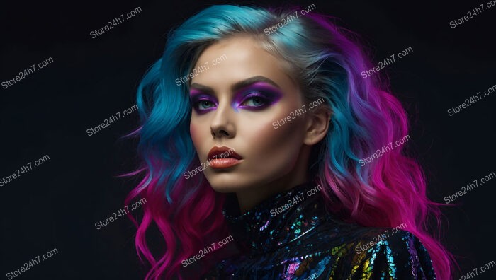 Electric Fusion: Futuristic Makeup for the Bold and Fearless