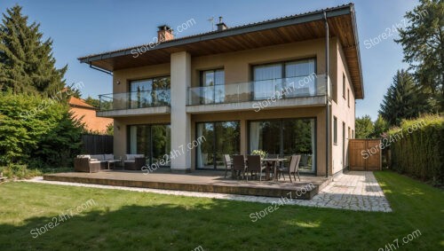 Elegant German Home with Expansive Deck and Garden