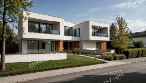 German House with Contemporary Design and Spacious Layout