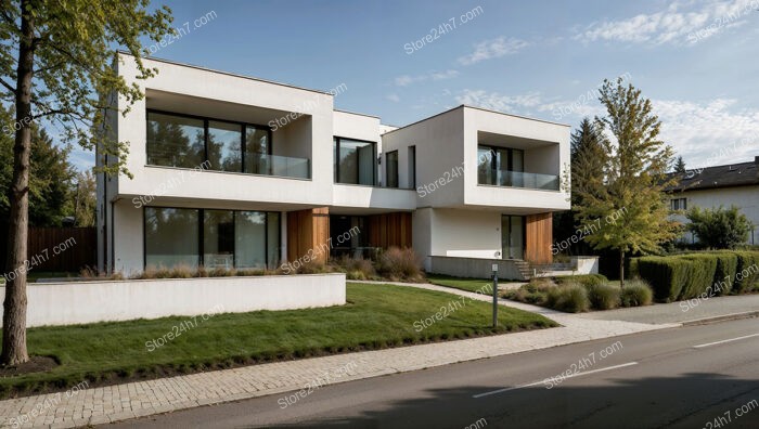 German House with Contemporary Design and Spacious Layout