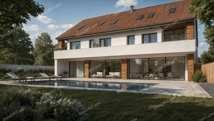 Luxurious Bavarian Villa with Pool and Spacious Patio