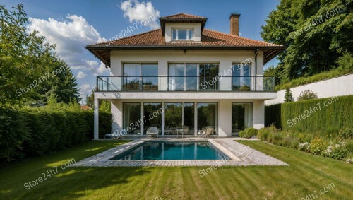 Luxurious German Family Home with Private Pool and Garden