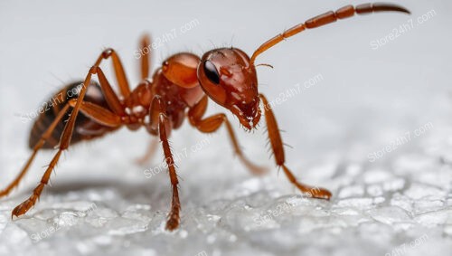 Macro Perspective of Ant Displaying Its Strength and Structure