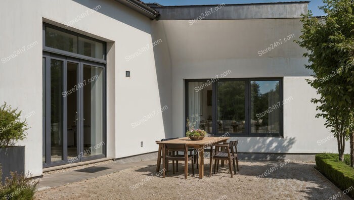 Modern Bavarian Home with Outdoor Dining Area