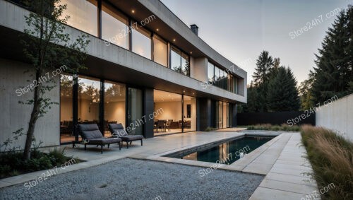 Modern German Family Home with Pool and Contemporary Design