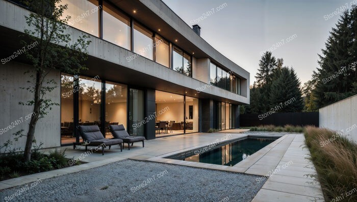 Modern German Family Home with Pool and Contemporary Design