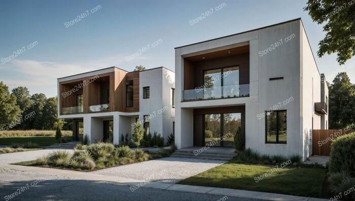 Modern German Reihenhäuser with Spacious Terraces