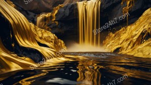 Molten Gold Falls: The Heart of a Mystical World