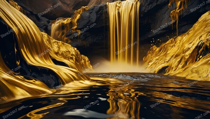 Molten Gold Falls: The Heart of a Mystical World