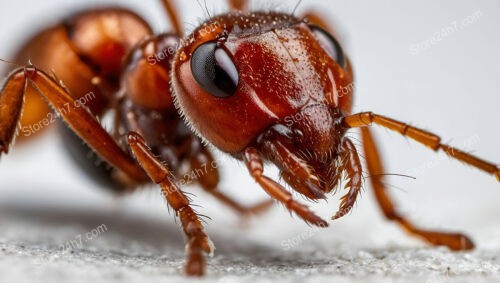 Extreme Close-Up of Ant Revealing Intricate Details