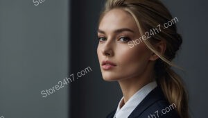 Refined Low Bun Hairstyle for a Sophisticated Professional Image