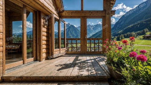 Rustic Bavarian Chalet with Panoramic Alpine Views