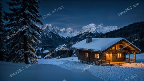 Secluded Chalet with Stunning Starry Night Alpine Views