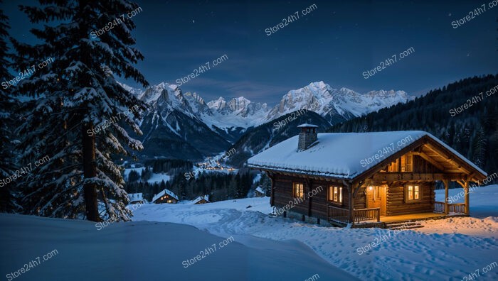 Secluded Chalet with Stunning Starry Night Alpine Views