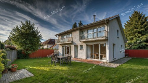 Spacious German Family Home with Large Garden and Balconies