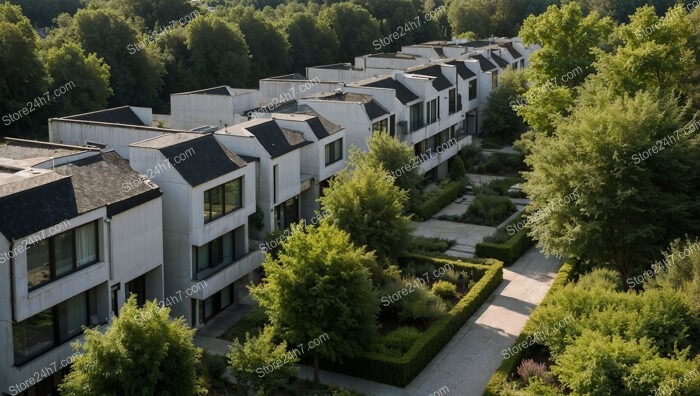 Stylish Reihenhäuser in Germany with Modern Architecture