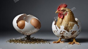 The Timeless Question: Egg or Chicken, Which First?