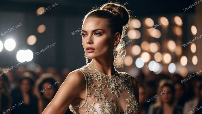 Timeless Elegance Captured on the Fashion Runway Showcase