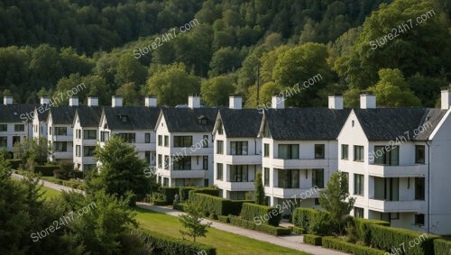 Tranquil Reihenhäuser in Germany Nestled Among Verdant Hills and Forests