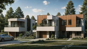 Contemporary German Homes with Clean Lines and Wood Accents