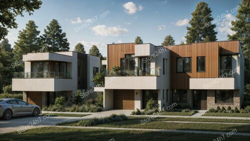 Contemporary German Homes with Clean Lines and Wood Accents