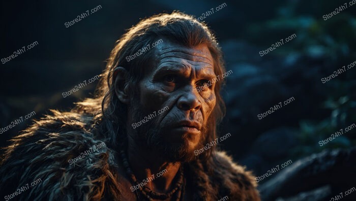 Focused Caveman in a Dim Forest Environment