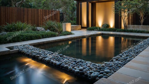 Modern Minimalist Garden Design with Serene Reflecting Pool