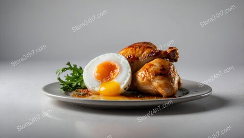 The Irony of Life: A Cooked Chicken and Its Egg