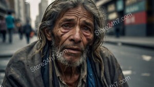 Weathered by Time and Neglect on City Streets