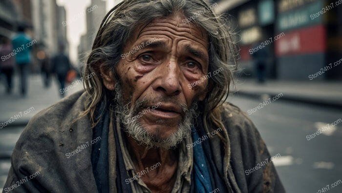 Weathered by Time and Neglect on City Streets