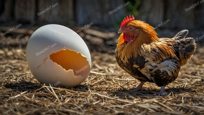 What Comes First? A Chicken and its Egg