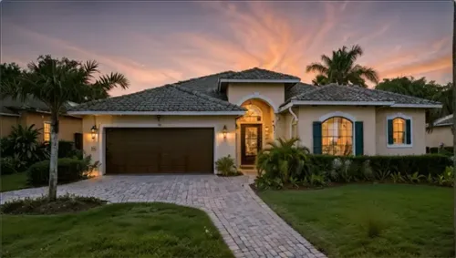 Charming Florida Home at Sunset