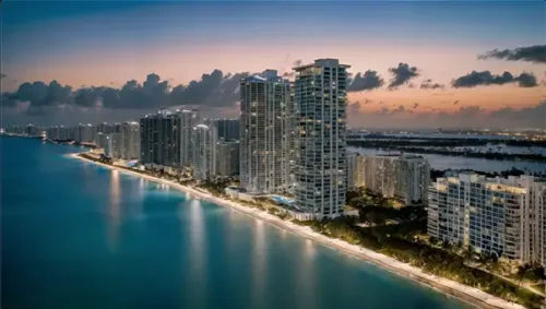 Coastal Luxury Homes at Dusk