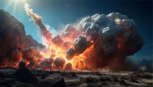 Massive Surface and Underground Explosion