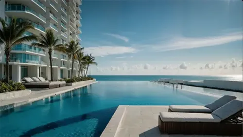 Infinity Pool Overlooking Ocean Serenity