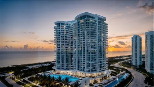 Elegant High-Rise Condo at Sunset