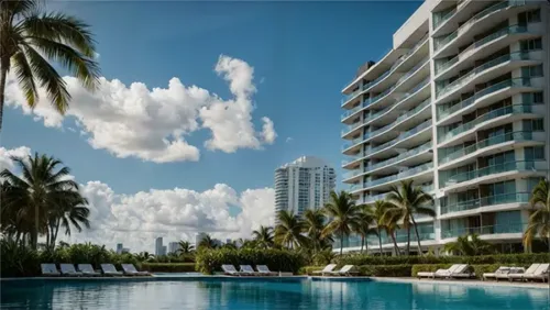 Modern Miami Condo with Poolside Views