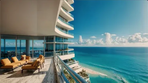 Oceanfront Paradise Condo Balcony View