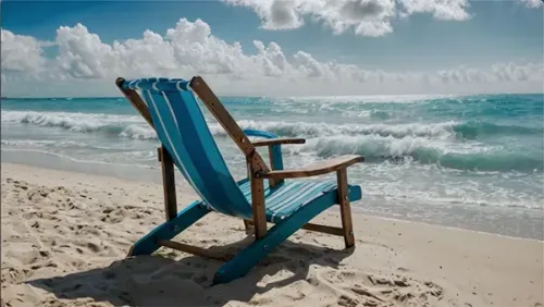 Oceanfront Tranquility in Florida Scene